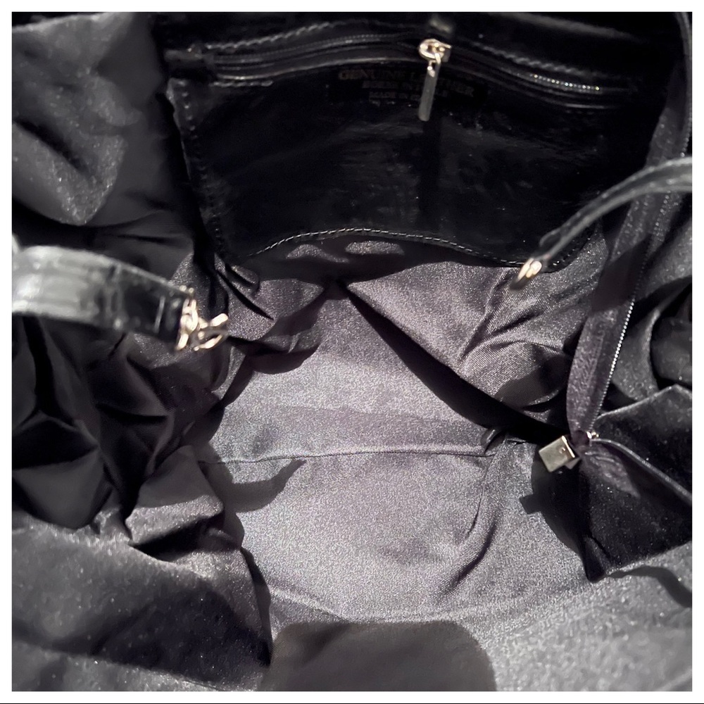 Made in Italy Woven Leather Fabulous design Tote Bag - Picture 5 of 5
